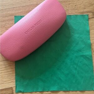 SOLD!!!!! Emilio Pucci Pink and Green Cases with Green Cloth—- not available